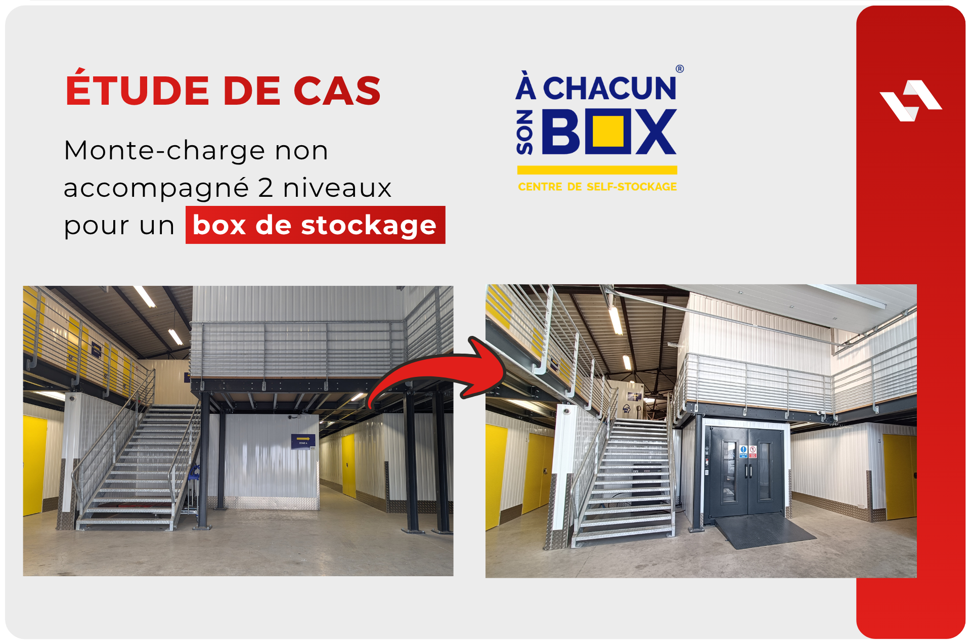 Monte-charge pour box de stockage : comment maximiser sa capacité de location de box
